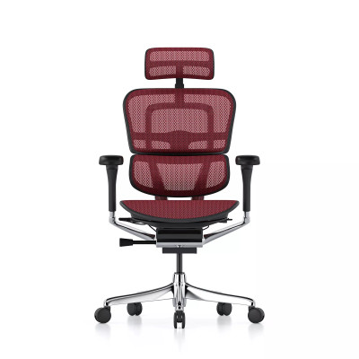 Ergohuman Elite Evolution, Rahmen schwarz, Netz rot | Procomfort