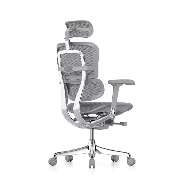 Ergohuman Elite Evolution, estructura gris, malla gris