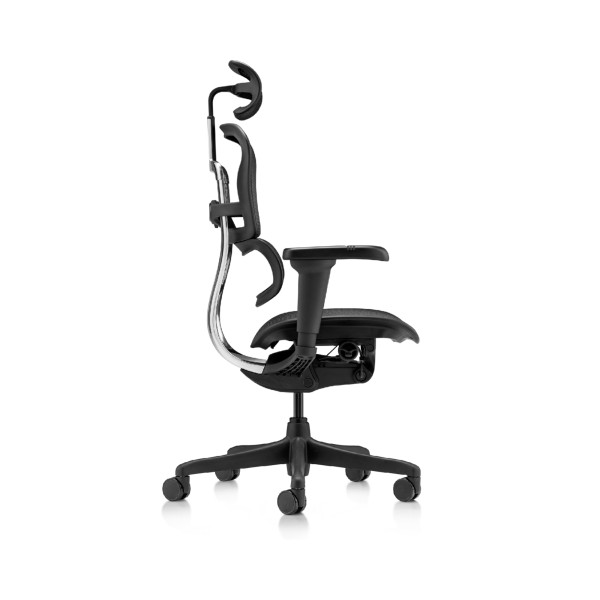 Ergohuman Ultra nera con telaio in alluminio | Procomfort