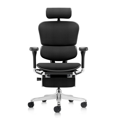 Ergohuman Med, structure noire, tissu noir | Procomfort