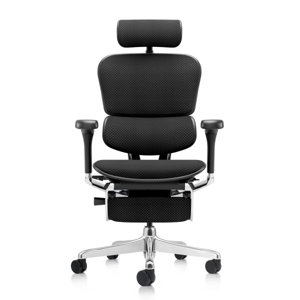 Ergohuman Med nera, tessuto nero | Procomfort