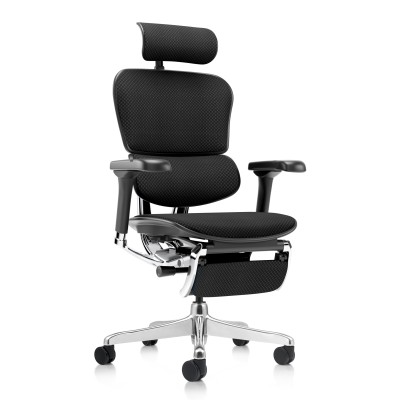 Ergohuman Med nera, tessuto nero | Procomfort 2
