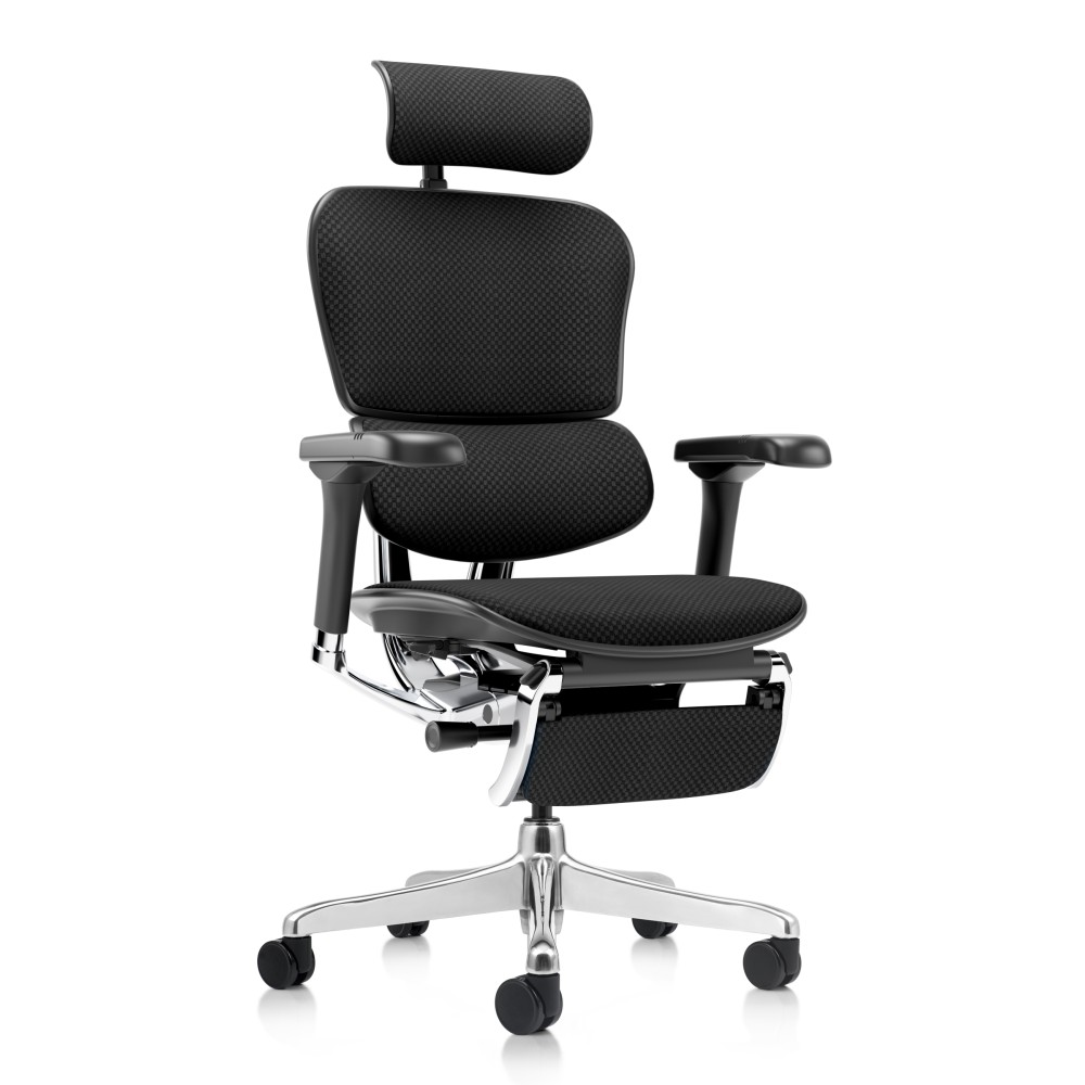 Ergohuman Med, black frame, black fabric | Procomfort