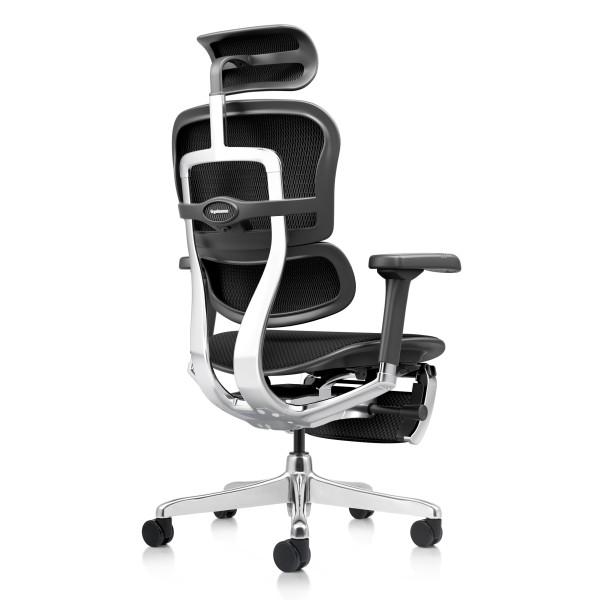 Ergohuman Med, Rahmen schwarz, Stoff schwarz | Procomfort
