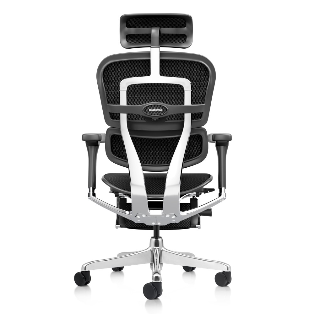 Ergohuman Med, structure noire, tissu noir | Procomfort