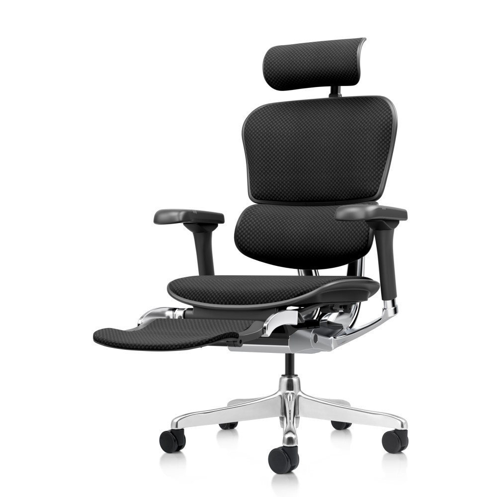 Ergohuman Med, estructura negra, tejido negro | Procomfort