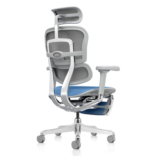 Ergohuman Med, grey frame, Sky Blue fabric | Procomfort