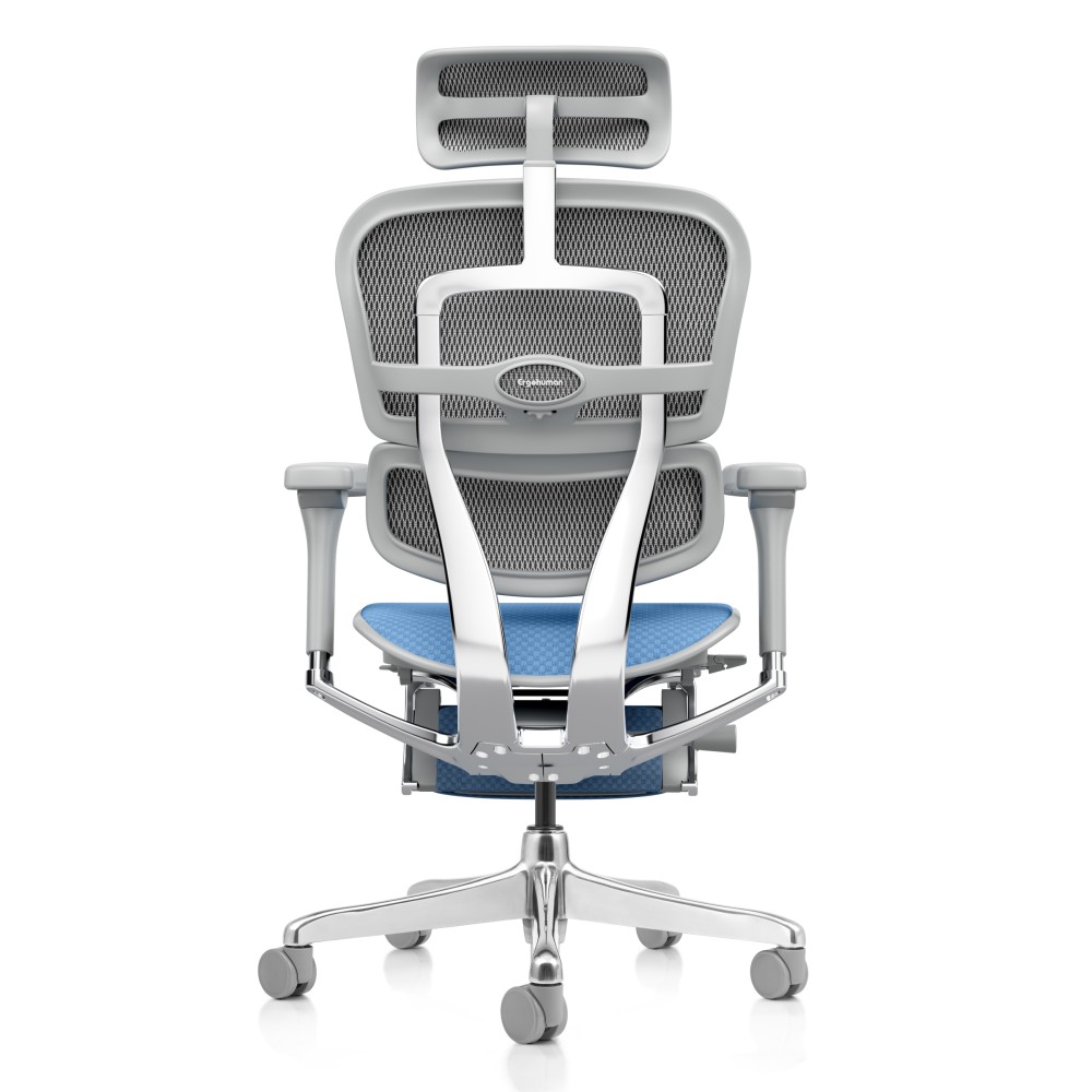 Ergohuman Med, grey frame, Sky Blue fabric | Procomfort