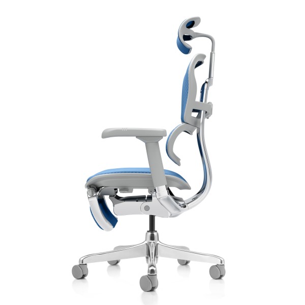 Ergohuman Med, estructura gris, tejido Sky Blue | Procomfort