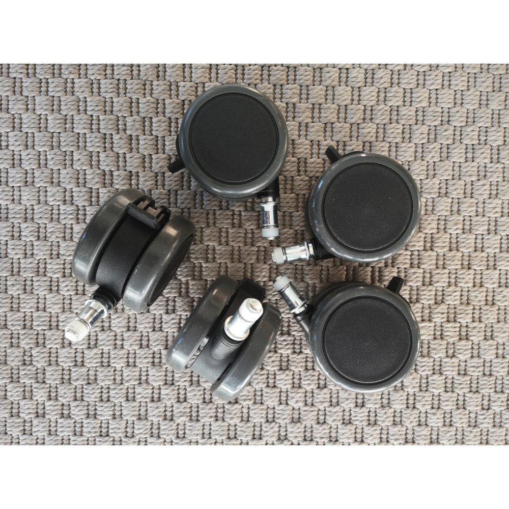 Set mit 5 Rollen mit Feststellbremse | Procomfort