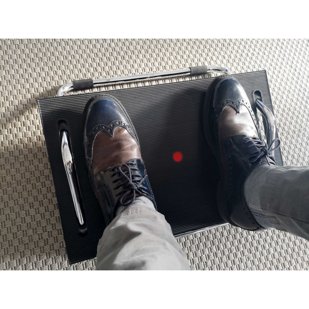 Reposapiés ergonómico Ergo Foot Steel 40x47,5 cm | Procomfort
