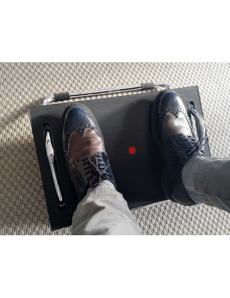 Reposapiés ergonómico Ergo Foot Steel 40x47,5 cm | Procomfort
