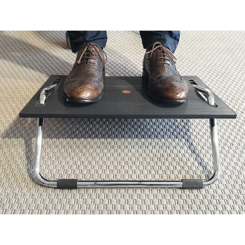 Reposapiés ergonómico Ergo Foot Steel 40x47,5 cm | Procomfort